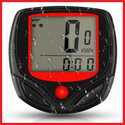 CONTACHILOMETRI TACHIMETRO BICI SEMPLICE IMPERMEABILE BICICLETTA MTB COMPUTER - Immagine 1 di 4