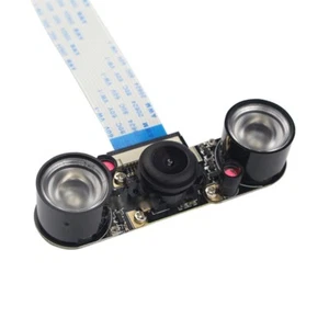 5MP Kameramodul für Raspberry Pi 3 4 Fischaugenkamera fokussierbar IR mit Kabel - Bild 1 von 4