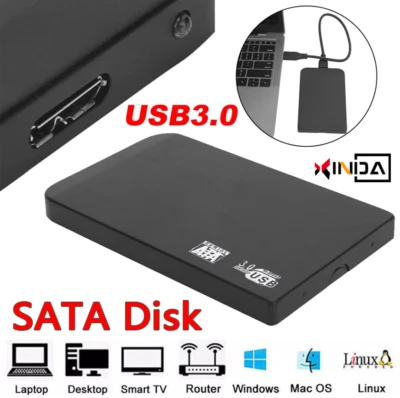 USB 3.0 HDD 2TB 1TB External Hard Drive 2.5" 3TB Portable 4TB Expansion speedy - image 1 of 4
