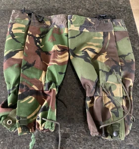 Genuine British Army DPM Camo Leg Gaiters - Choose Standard or Long Size - Picture 1 of 11