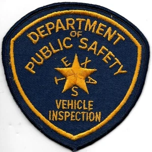 Highway Patrol TEXAS Patch 90's VEHICLE INSPECT. Polizei Abzeichen STATE POLICE - Bild 1 von 22