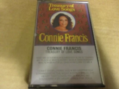 1985 CONNIE FRANCIS Treasury Of Love Songs Cassette Tape CBS 2657 N.Mint Foto 1 de 2
