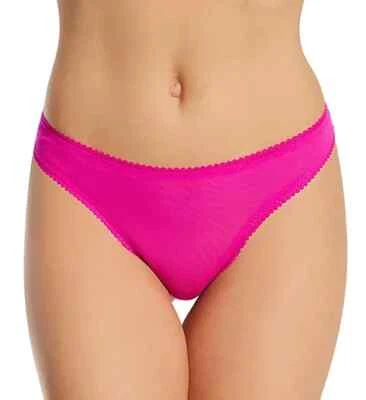 Tanga On Gossamer Mujer Rododendro Rosa Malla Cadera Tanga L38206 Talla S/M Foto 1 de 3