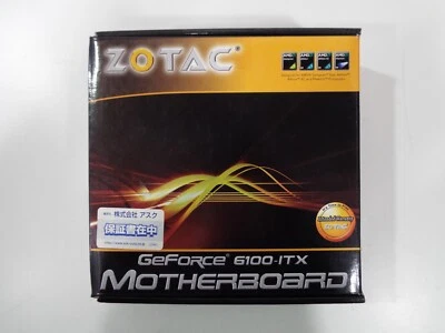 ZOTAC GeForce 6100-ITX Mini-ITX Motherboard GF 6100 nForce 430 AMD AM2 AM2+ DDR2 - Image 1 of 4