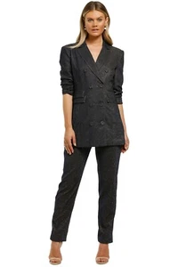 CMEO COLLECTIVE By Night Pants Women in Navy Size 14 AU RRP 199 WITH DEFECTS - Picture 1 of 8