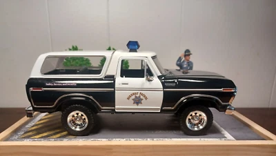 1978 Motor Max 1/24 Scale Ford Bronco California Highway Patrol New in Box - Изображение 1 из 4
