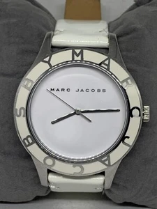 Marc By Marc Jacobs MBM1087 Women's Leather Analog White Dial Quartz Watch Aa327 - Picture 1 of 11