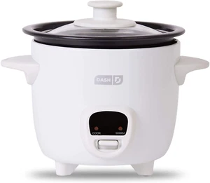 Dash Mini Rice Cooker Steamer with Keep Warm Function, 2 Cups - Portable & Compa - Picture 1 of 7