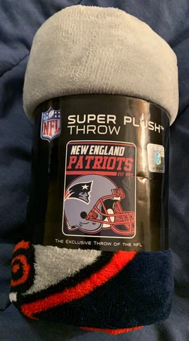 Northwest NFL New England Patriots  Throw Blanket, 46" x 60" Cover