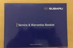 SUBARU SERVICE BOOK STAMPED FOR ALL MODELS FORSTER TURBO WRX STI IMPREZA OUTBACK - Picture 1 of 1