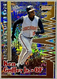 ✨2000 PACIFIC REVOLUTION ⚾️ ✨KEN GRIFFEY JR🔥#41 GOLD REFRACTOR⚡️ SP⭐️RARE💫MINT