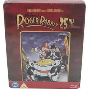 Who Framed Roger Rabbit Blu-Ray SteelBook Zavvi Exclusive 25th Anniversary Free - Picture 1 of 7