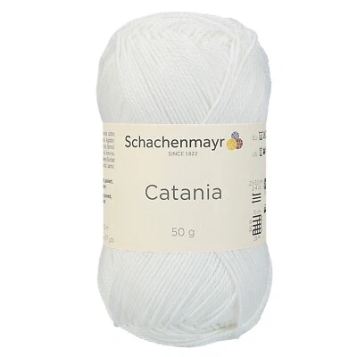 Catania Di Schachenmayr - Bianco (00106) - 50 G / Circa 125 M Lana - Immagine 1 di 4