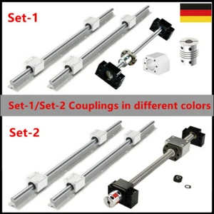 SFU1605/1204 Kugelumlaufspindel BK/BF12 + SBR20/16/12 Linearschiene linear rail - Bild 1 von 14