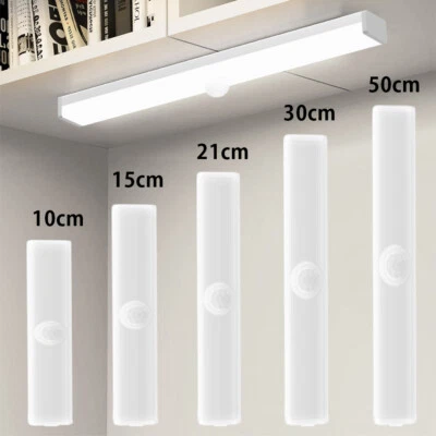 LED Unterbauleuchte mit Bewegungsmelder USB Lichtleiste Küche Schrank Nachtlampe - Bild 1 von 4