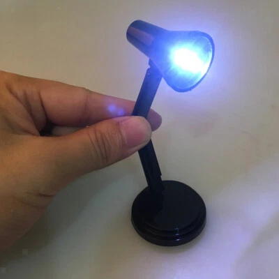 1/6 Scale LED  Light Furniture for Dollhouse Accessories Black Foldable - Image 1 of 4