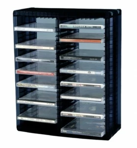 CD Regal Ständer Turm Media-Rack PROFIOFFICE MR-52S, Aufbewahrung 52 CD, erweit. - Bild 1 von 2