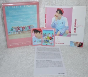 WANNA ONE 1X1=1 TO BE ONE Pink Ver. Taiwan Ltd CD+HWANG MINHYUN two cards - Picture 1 of 4