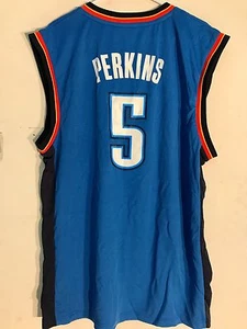 Adidas NBA Trikot Oklahoma City Thunder Kendrick Perkins blau Gr. XL - Bild 1 von 3