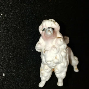 Set 2 barboncini in porcellana vintage Hollywood Glam retrò - Foto 1 di 11