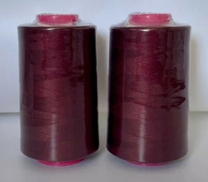 2-Pack Big Spools Sewing Serger Quilting Multi Purpose T27 Thread 6000 YDS Cone - Picture 1 of 70