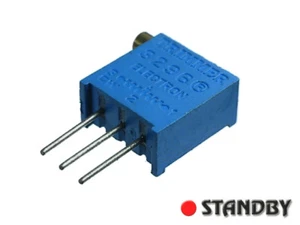 3pcs ELECTRON 3/8” Square Multiturn Cermet Trimming Potentiometer 200Ω 3296X-201 - Imagen 1 de 1