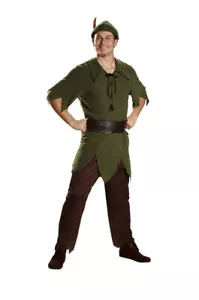 Peter Pan Costume Adult Disney Halloween Fancy Dress Sz XL - Picture 1 of 7