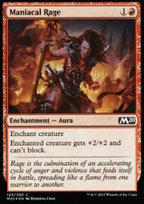 Maniacal Rage Foil | NM/M | M20 Core Set Magic 2020 | Magic MTG