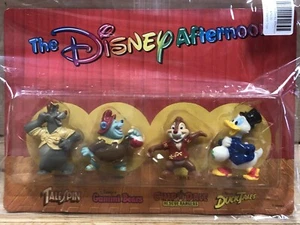 Disney Afternoon 4 Figurines Kellogg's Cereal Baloo Tummi Dale Scrooge 1991 - Picture 1 of 4