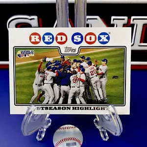 Topps 2008 Boston Red Sox Post Season Highlights, Mint Centered - Picture 1 of 2