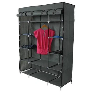 5-Layer Portable Closet Storage Organizer Wardrobe Clothes Rack With Shelves - Picture 1 of 20