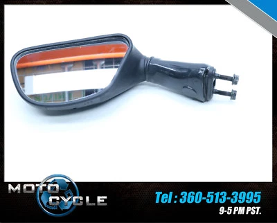 08 2008 KAWASAKI NINJA EX650 650 ESPELHO RETROVISOR LATERAL ESQUERDO EX 650R EX650R K100 - Imagem 1 de 4