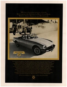 1975 MG 50th Anniversary Car Original Print Ad ~ Fast Ship ~ - Picture 1 of 1