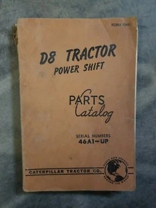 CAT Caterpillar D8 Tractor Power Shift Parts Catalog - Picture 1 of 4