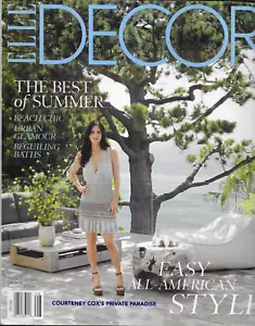 Elle Decor Magazine Courteney Cox Best of Summer Beach Chic Urban Glamour 2011 - Picture 1 of 12