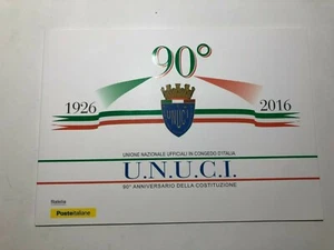 2016 Folder Filatelico UNUCI - Unione Nazionale Ufficiali in Congedo D' Italia - Picture 1 of 3