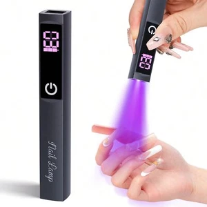 3W Mini UV Light for Gel Nails, Handheld Portable Dryer, LCD Touch Screen - Picture 1 of 14