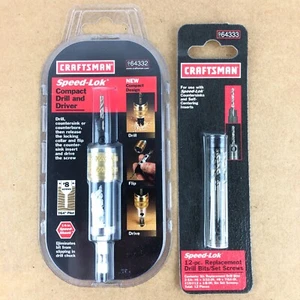 Craftsman Speed-Lok Compact Drill & Driver Countersink Quick Change 64332 64333 - Picture 1 of 6