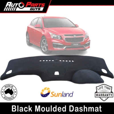 Fits Holden Cruze JG JH 2009 2010 2011 2012 2013 2014 2015 2016 Black Dashmat* - image 1 of 2