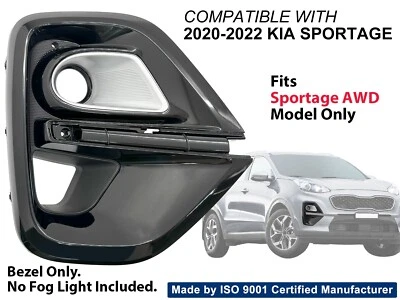 Bisel de luz antiniebla para Sportage 2020 2021 2022 AWD pasajero lado derecho 86522D9LC0 Foto 1 de 4