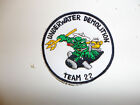 B3450 Vietnam Us Navy Seal Udt Patch Underwater Demolition Team 22 Ir33g