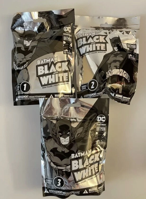 DC Comics Batman Black & White Blind Bag Mini Figure Series 3 New-