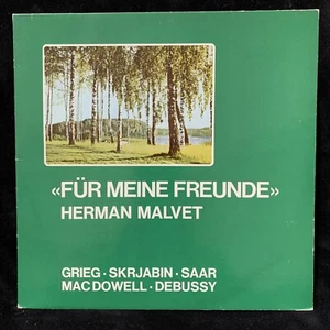 HERMAN MALVET piano - Grieg Scriabin Saar MacDowell Debussy - MUSIK HUG ST LP - Picture 1 of 5