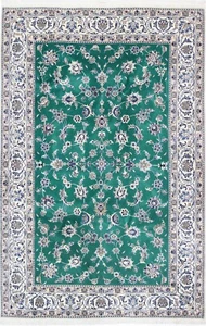 Original Perserteppich Nain Kashmari Neuer Teppich 297 cm x 194 cm Top Zustand - Bild 1 von 14