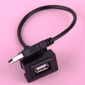 For Toyota Car Dashboard Flush Mount USB Male to Female Extension Cable LM2 - Picture 1 of 10