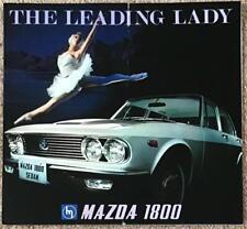 MAZDA 1800 Large Format Car Sales Brochure 1972 #B4 7101T-101-95 SEDAN