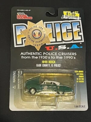 Racing Champions Police USA 1949 Buick Dade County, FL Police - Image 1 of 4