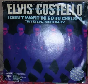7" VERY RARE P/S EP I DON'T WANT TO GO TO CHELSEA BY ELVIS COSTELLO (1978) COLUM - Imagen 1 de 3