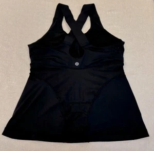 Lululemon Cross Back Tank Top With Back Pocket sz 8 EUC - Bild 1 von 3