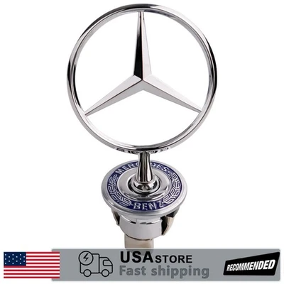 Front.Hood Emblem  E300 E320 E500 S500 C230.C280 CLK320 Fit For.Mercedes-Benz  - Image 1 of 4
